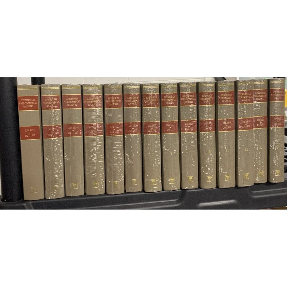 Edinburgh Philosophical Journal Vol (1-14), 3rd Ed., Thoemmes Press, 2001, New!
